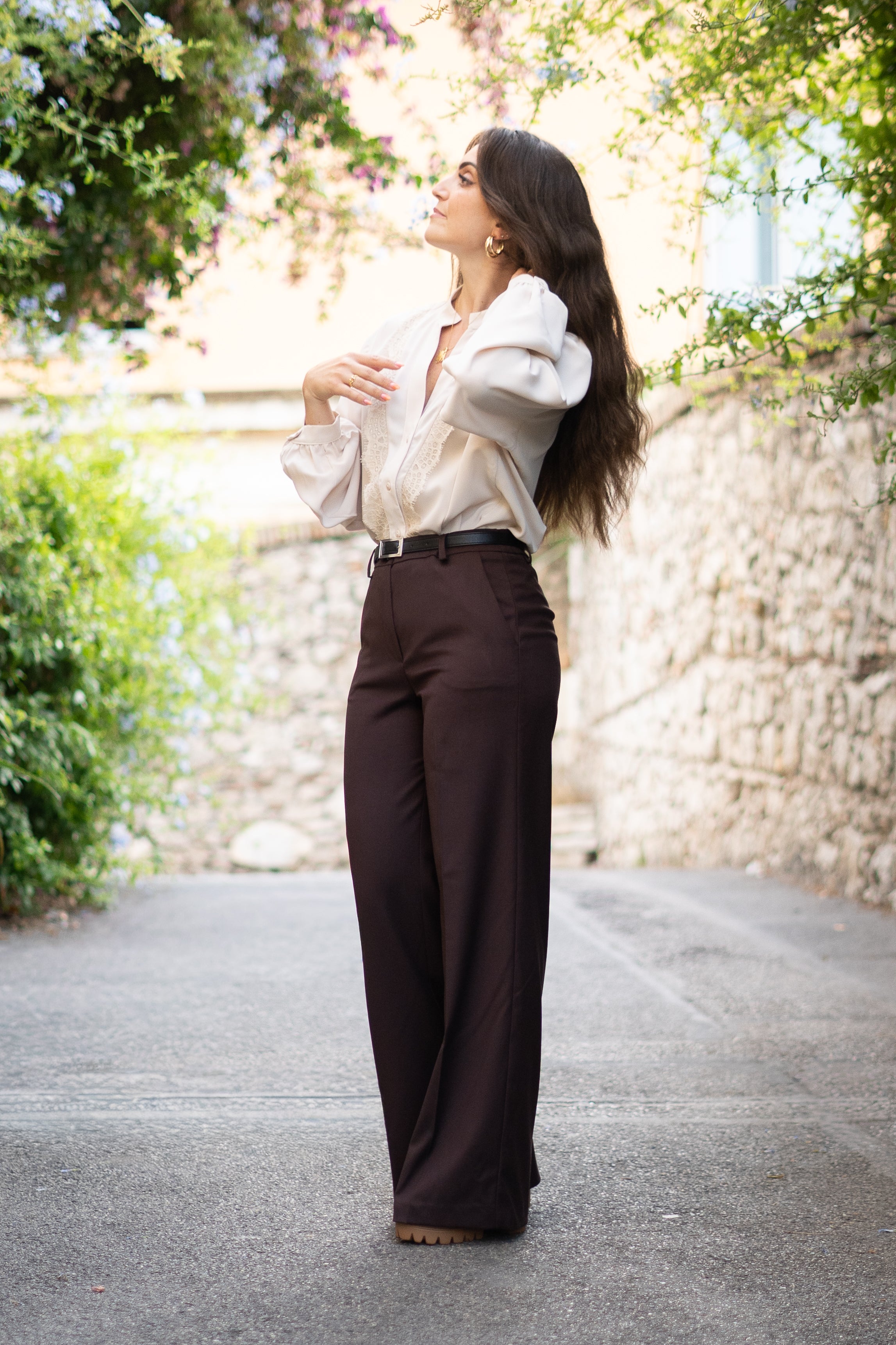 Pantalon CINZIA Marron