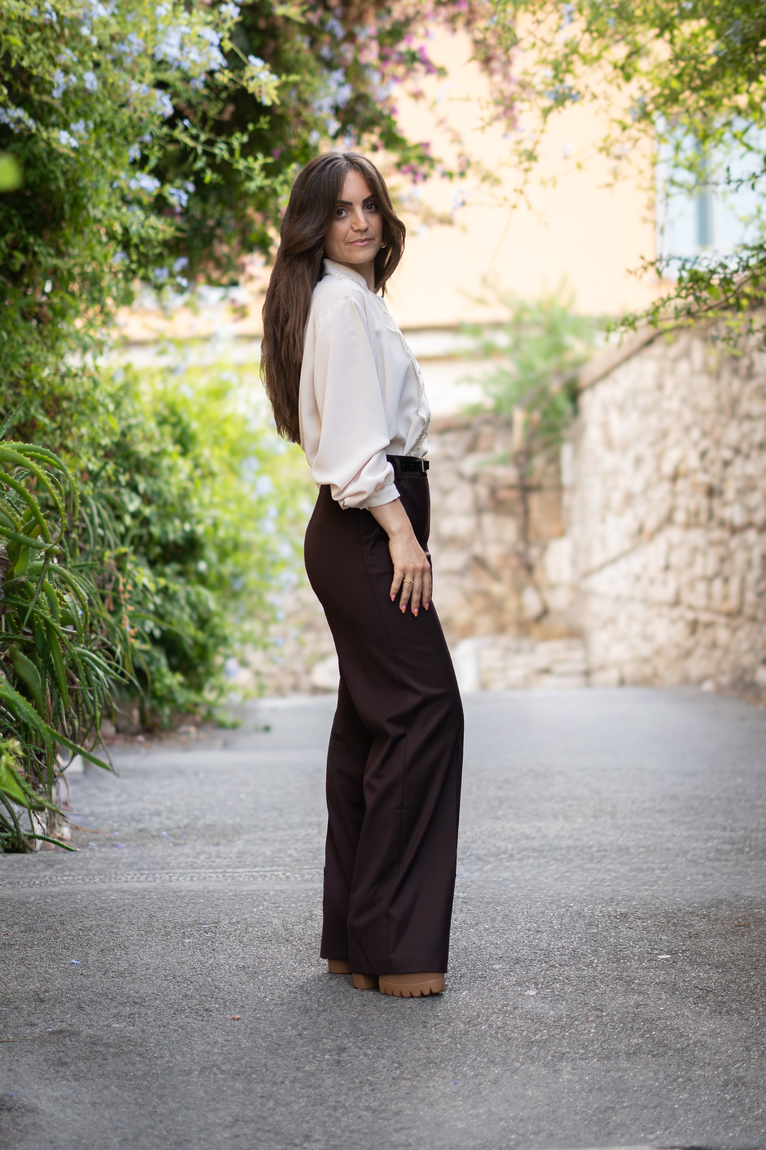 Pantalon CINZIA Marron
