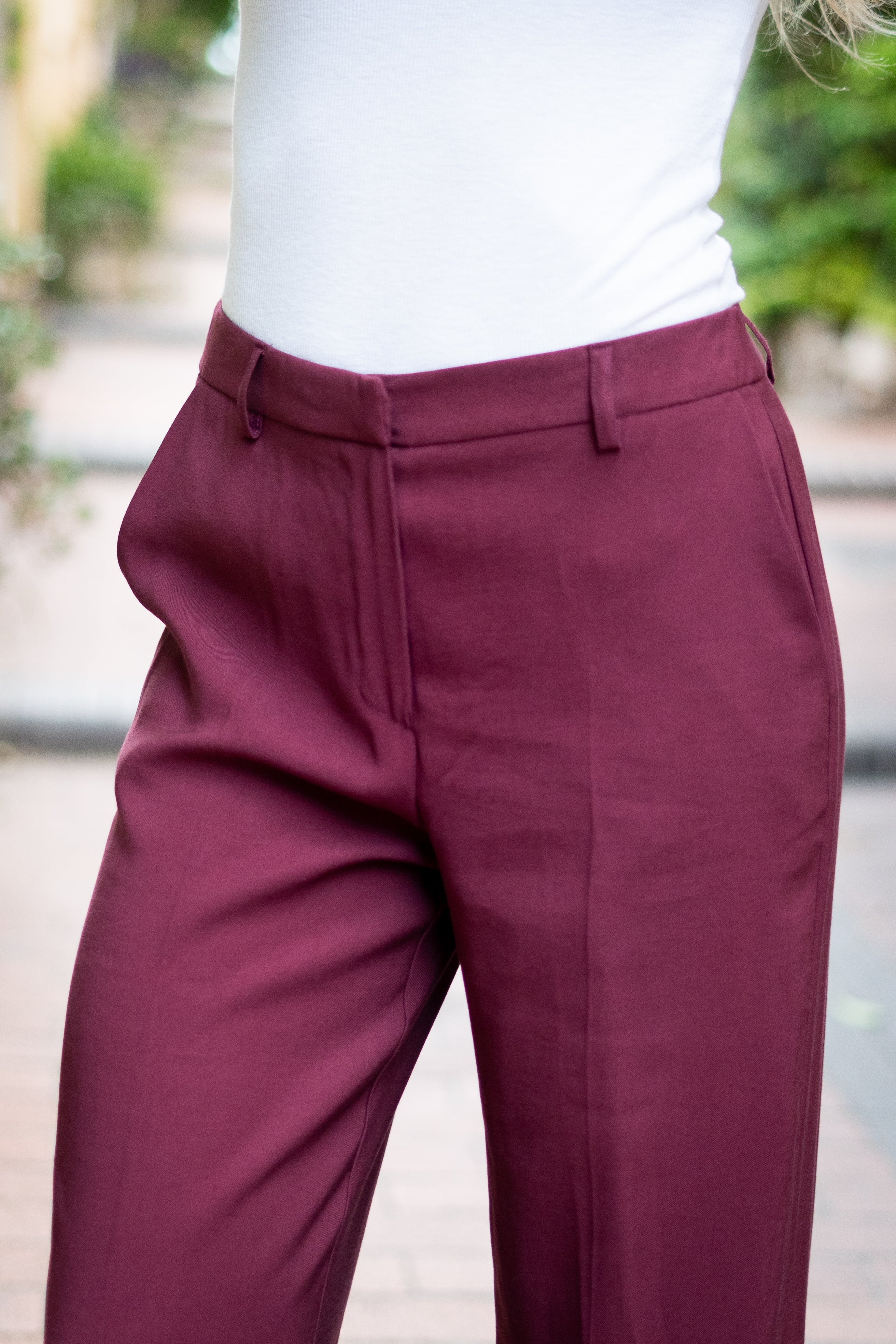 Pantalon SIRACUSA bordeaux
